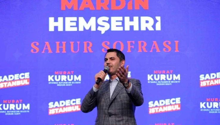 Murat Kurum, Mardin Hemşehri Sahur Sofrası’nda Vatandaşlarla Buluştu