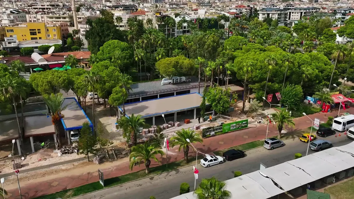 Alanya Belediyesi Halk Bahçesi Yenilendi, Kapılarını Açmaya Hazırlanıyor