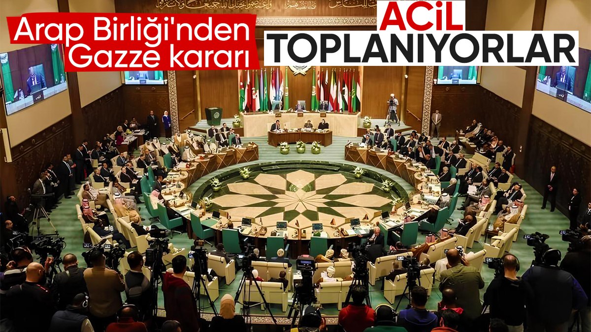 Arap Birliği, Gazze’deki soykırımı görüşmek üzere acil toplanacak