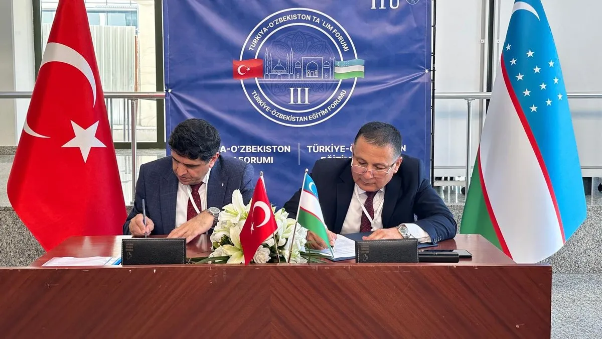 Rektör Alma, “3. Türkiye-Özbekistan Eğitim Forumuna” katıldı