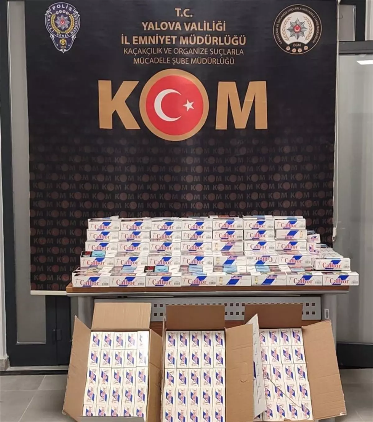 Yalova’da 70 Bin Makaron Ele Geçirildi