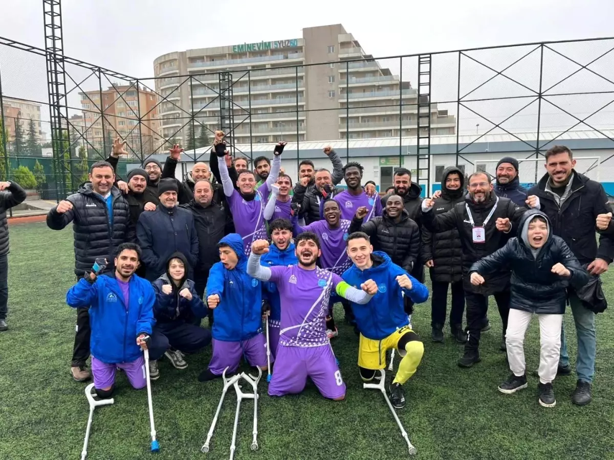 Gebze Belediyesi Ampute Futbol Takımı 4. Galibiyetini Aldı