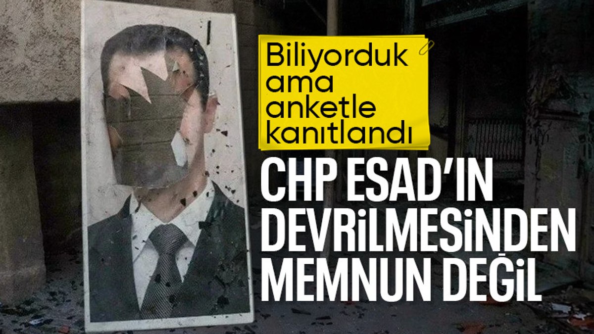 Suriye anketi yayınladı: CHP’lilerin çoğunluğu Esad’ın devrilmesinden memnun değil