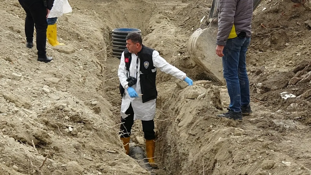Kanalizasyon çalışmasında çıkanlar şaşkına çevirdi: Ekipler inceleme için bölgede!