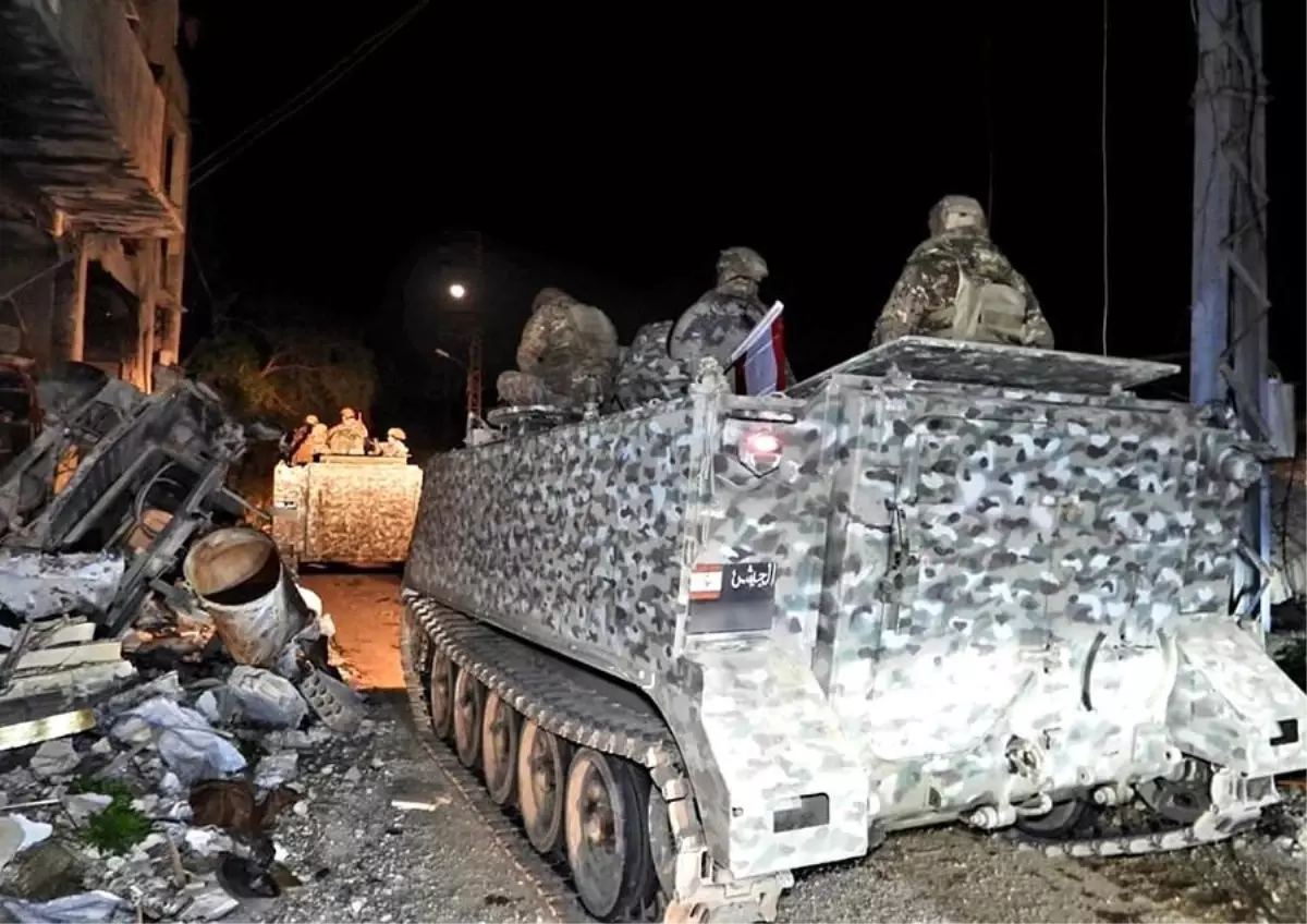 Lübnan Ordusu, İsrail’in Çekildiği Noktalarda Konuşlandı