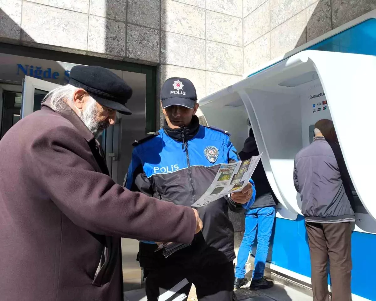 Niğde’de Dolandırıcılık Bilgilendirmesi